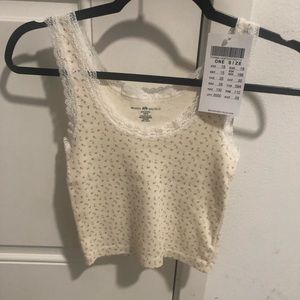 Brandy Melville Floral Ronnie Tank